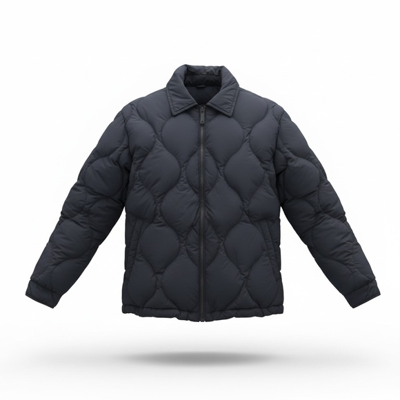 Sunday Best Quilted Puffer Jacket Womens Size 2XS Black